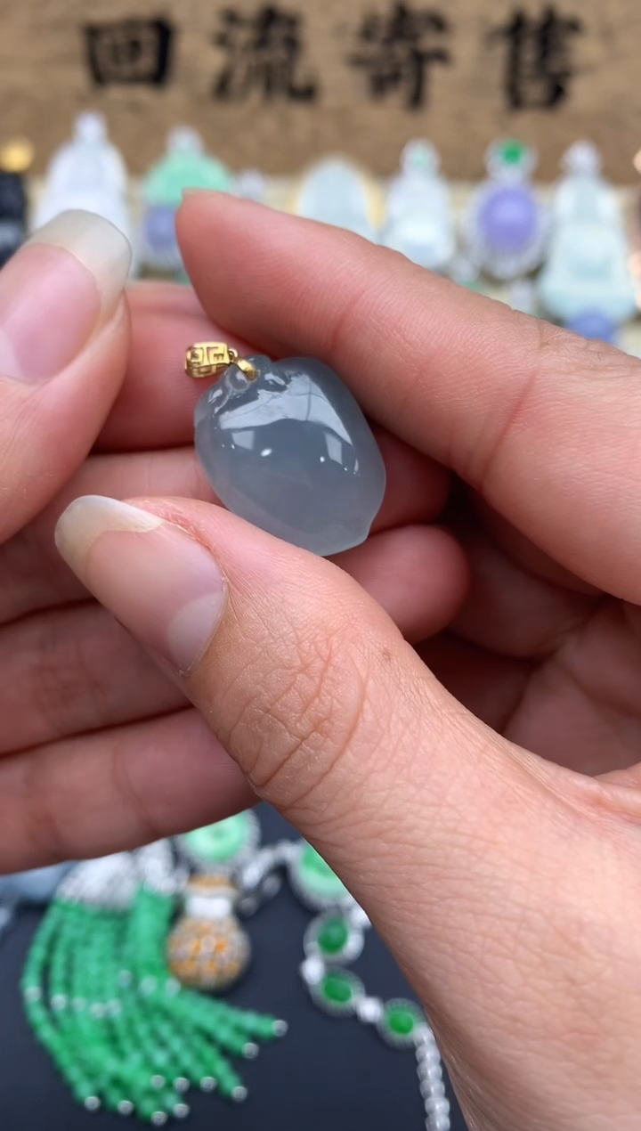 【闪购商品】翡翠颈饰18K金镶嵌162-中国好珍宝