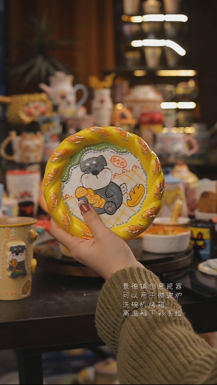 景德镇釉下彩绘设计师款式陶瓷