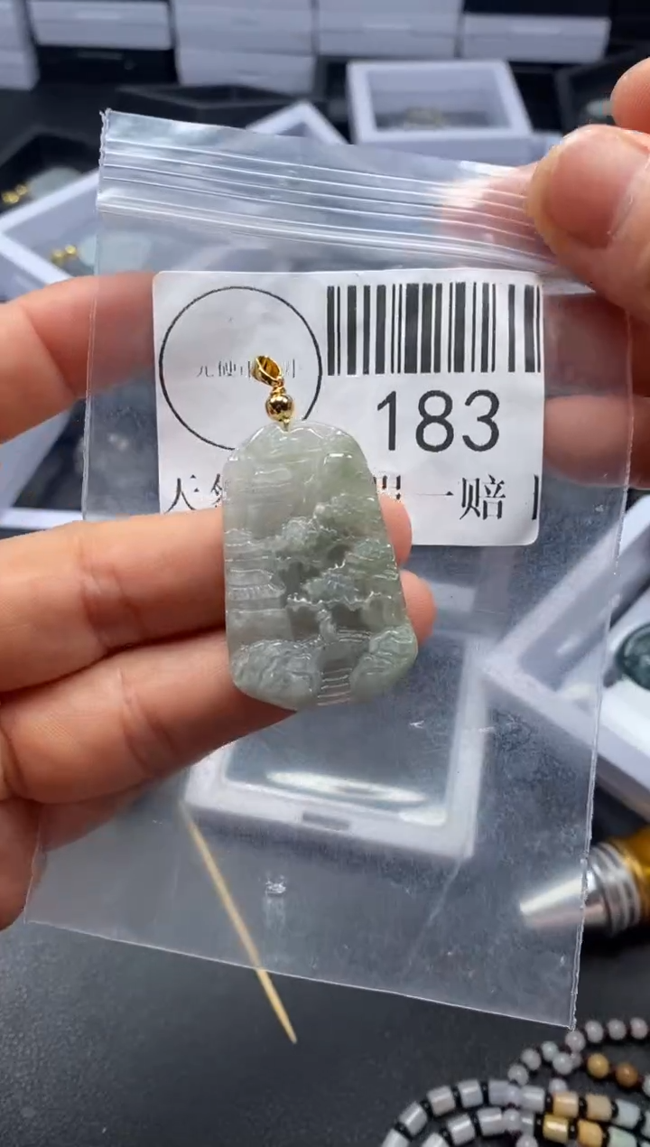 吊坠(不含链)未镶嵌翡翠183