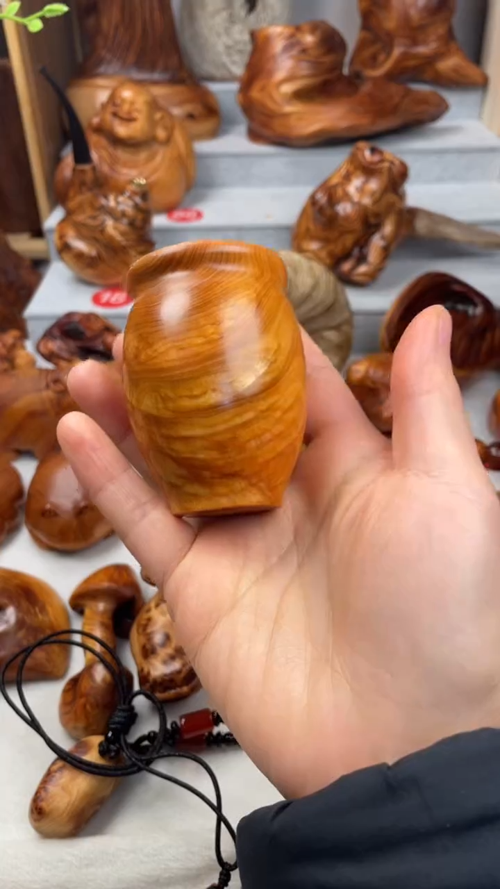 木王*元太行崖柏陈化精品 花瓶 把件/雕刻件-福利拍品不退换