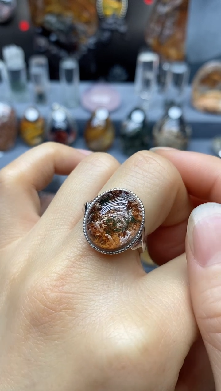 【闪购商品】水晶戒指银S925镶嵌水晶水晶