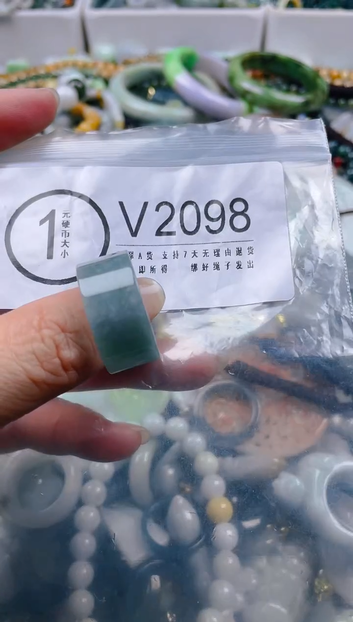 【闪购商品】翡翠颈饰未镶嵌21/V/翡翠A货一图一物