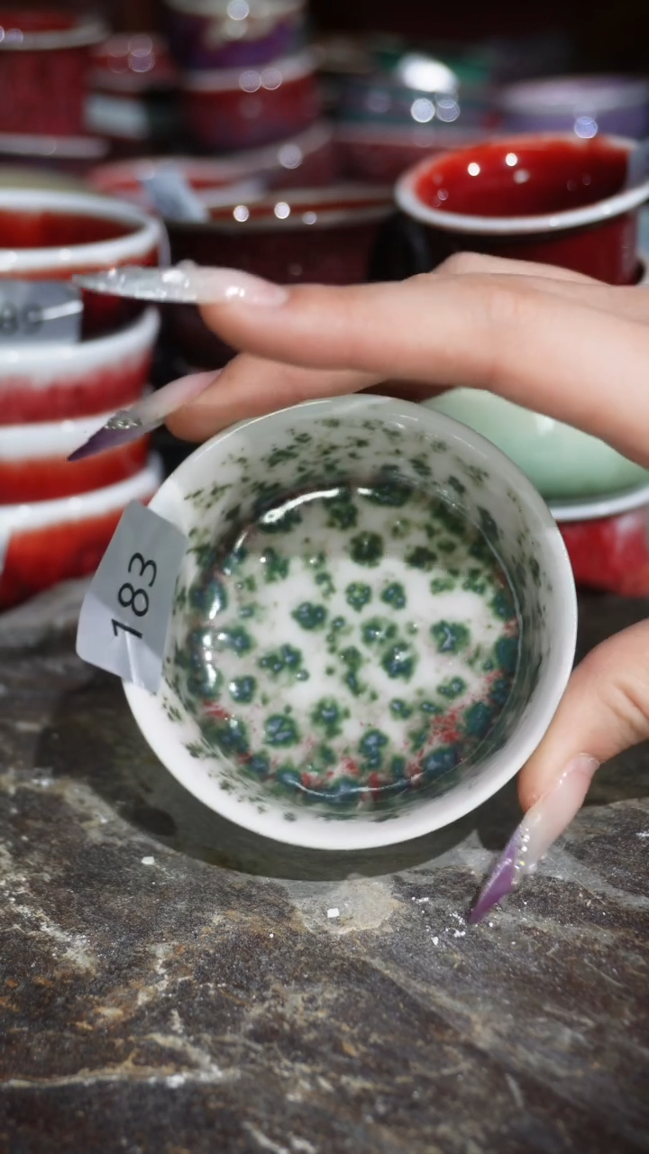 摆件陶精品窑变钧瓷茶器