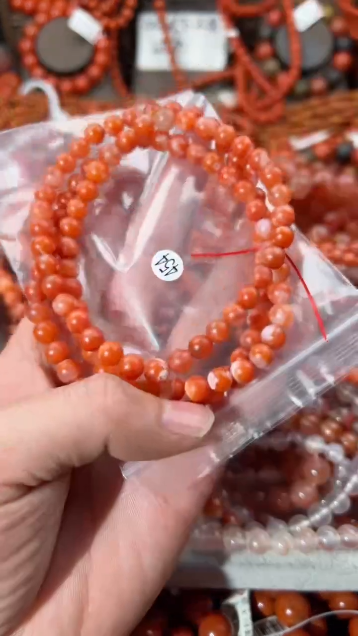 【闪购商品】南红玛瑙手串未镶嵌7