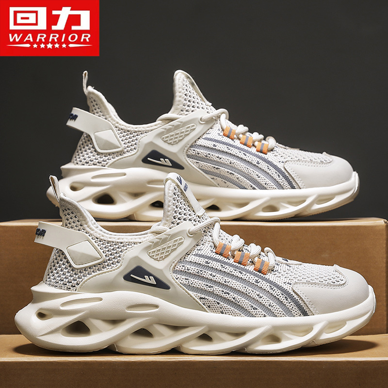 回力男鞋秋季2025新款透气薄款网面鞋男士运动软底轻便跑步休闲鞋