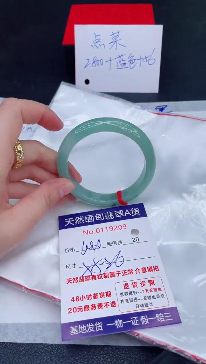 未镶嵌手镯翡翠680.00