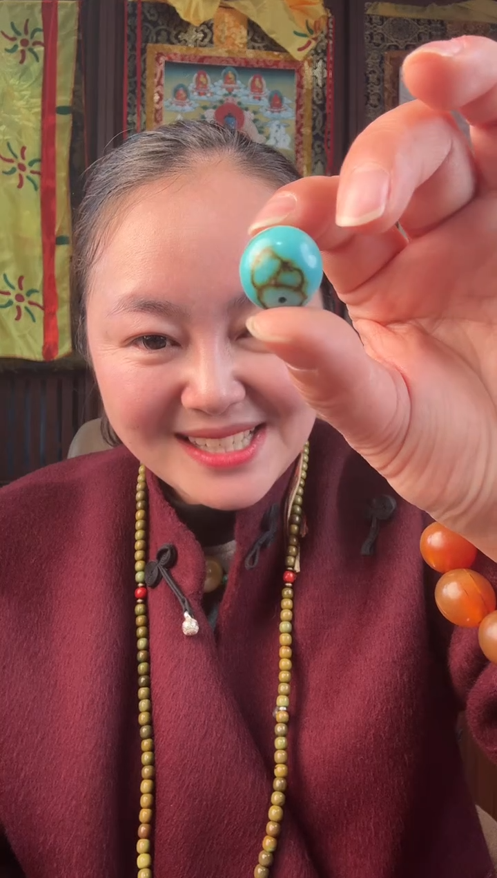 无非金属藏地绿古珠