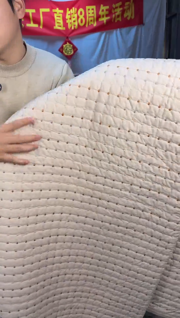 棉卡其色米粒秀230*250单床盖纯棉