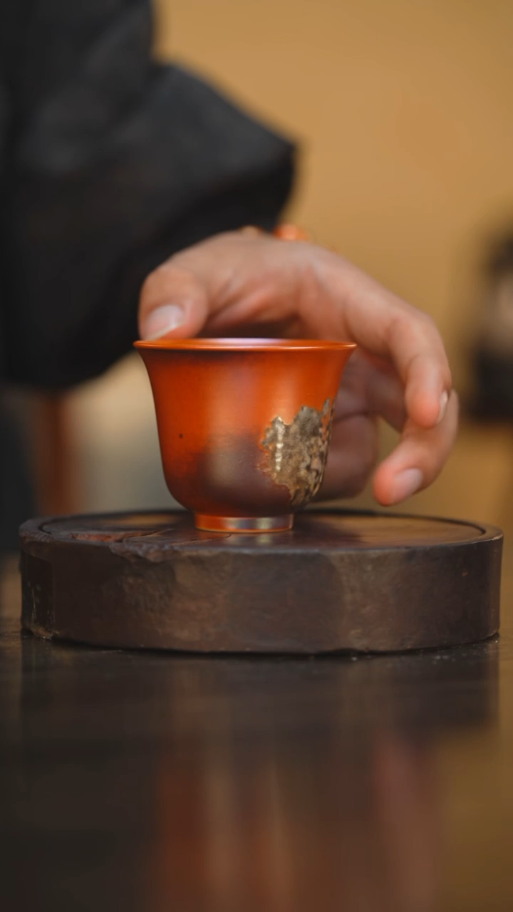 32柴房陶瓷柴烧老款主人杯