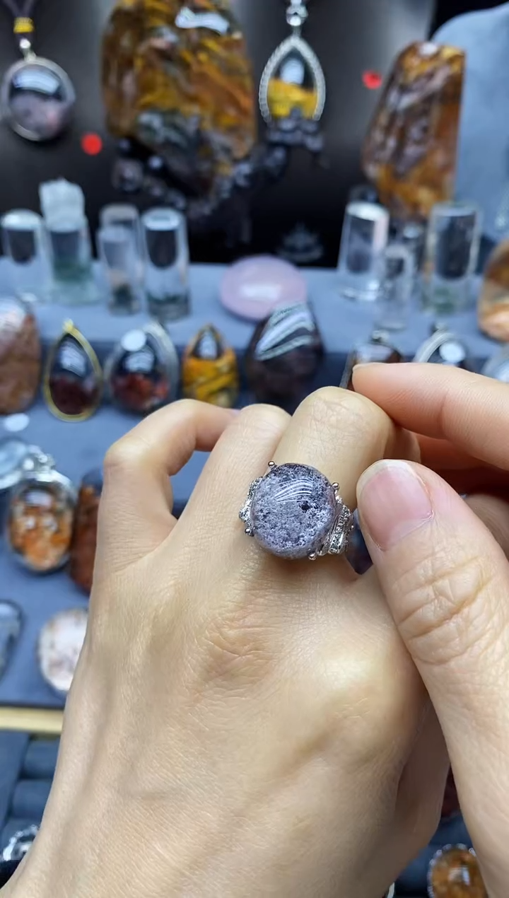 【闪购商品】水晶戒指银S925镶嵌水晶