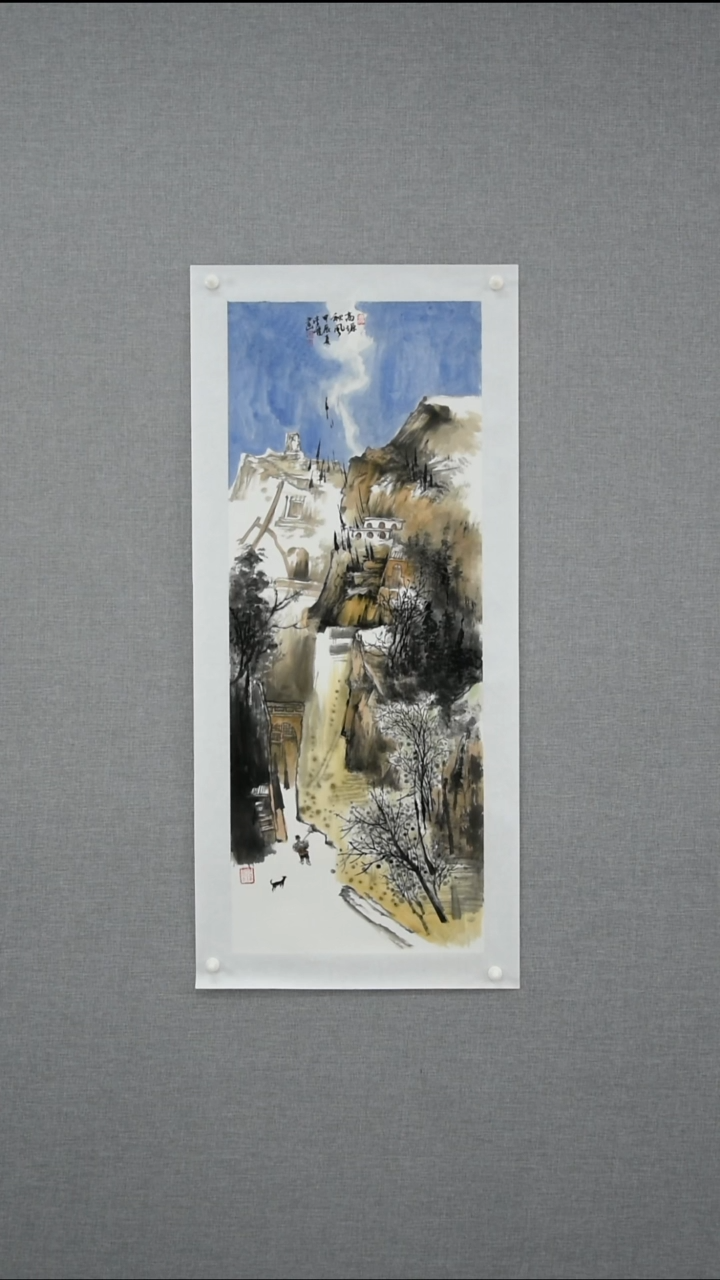 【闪购商品】绘画索敬坤-山水-2.8平尺-09