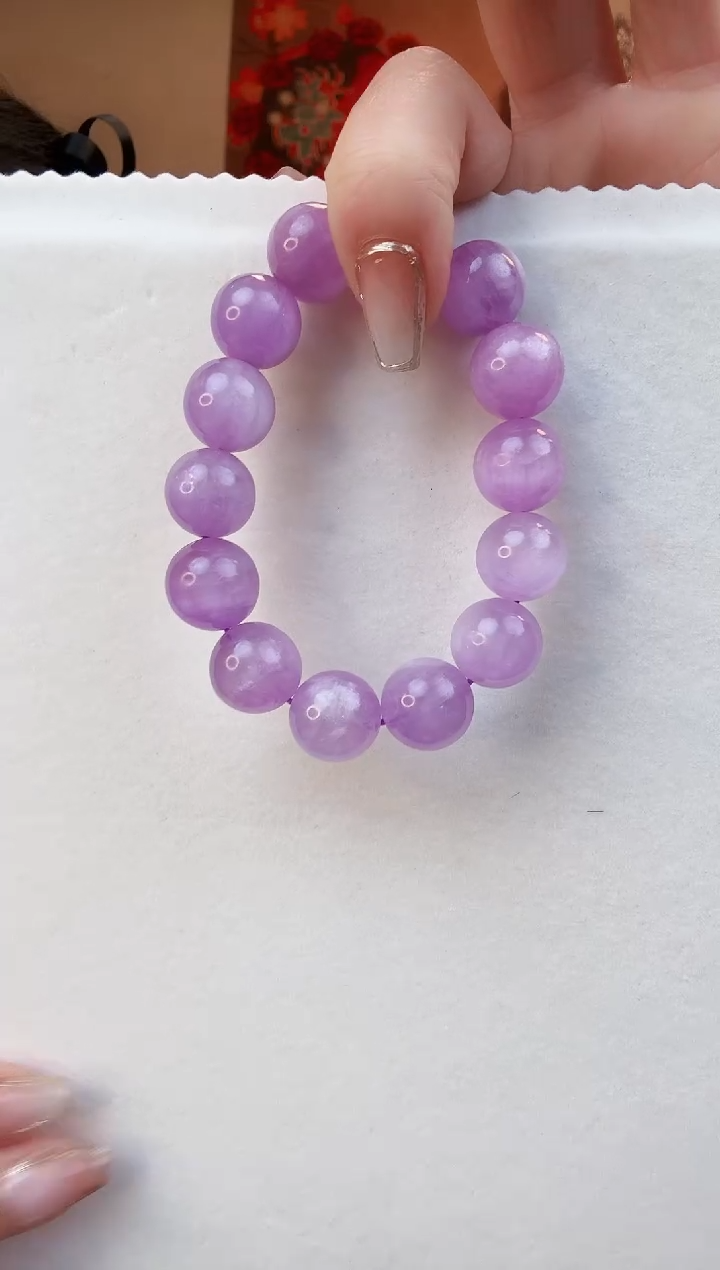 【闪购商品】锂辉石手串未镶嵌手串约14mm-15mm