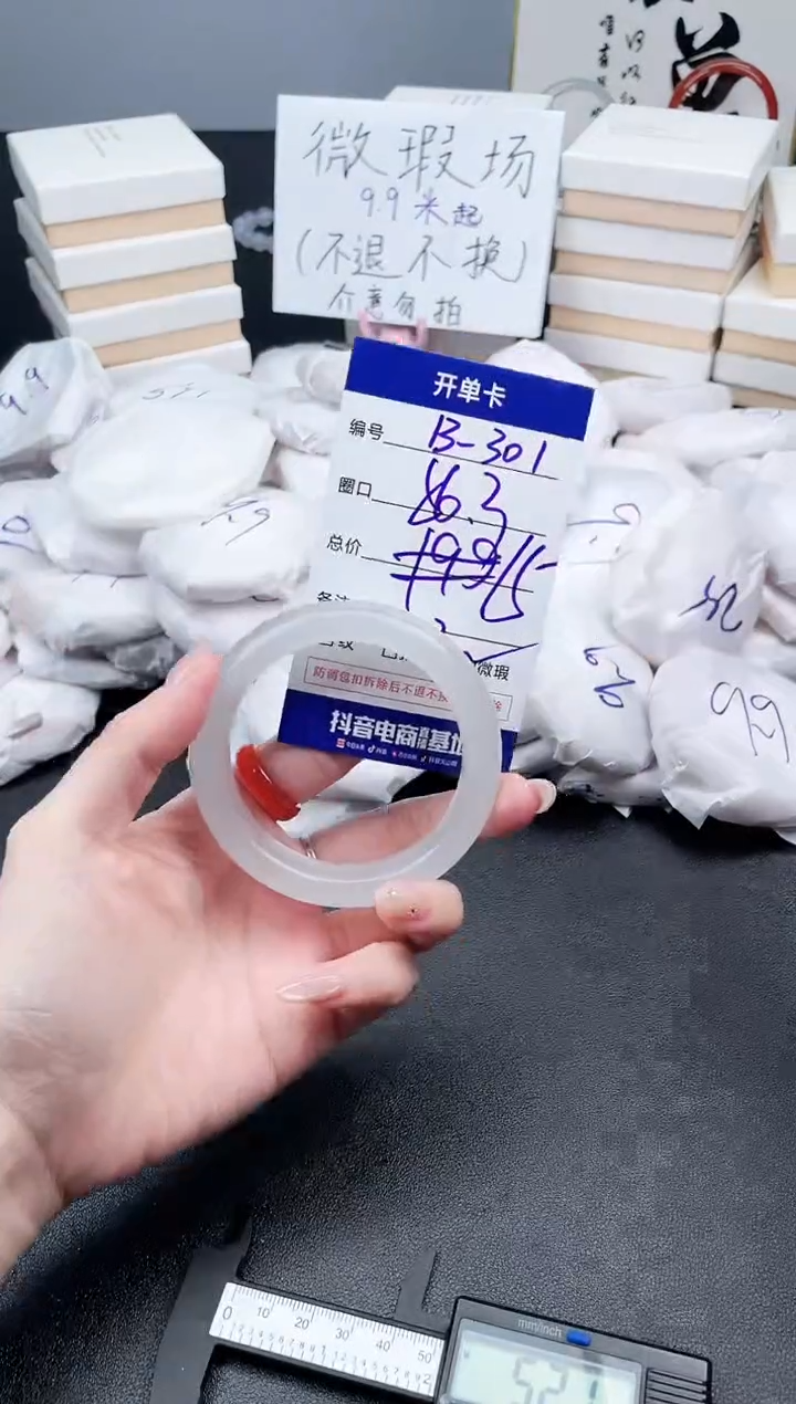 石英质玉未镶嵌手镯8-301