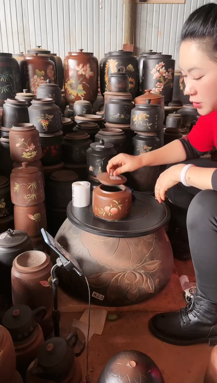【闪购商品】壶瑕疵茶叶罐 523 古铜色100克