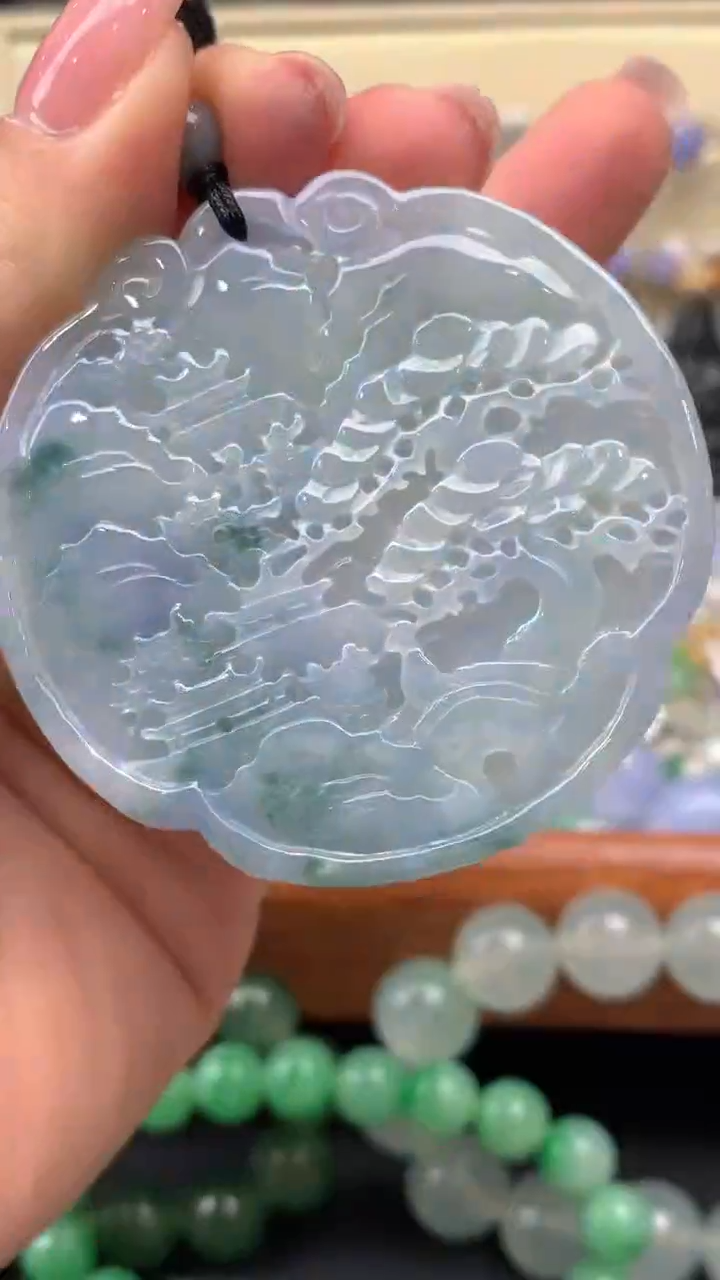 【闪购商品】翡翠颈饰未镶嵌8-天然翡翠