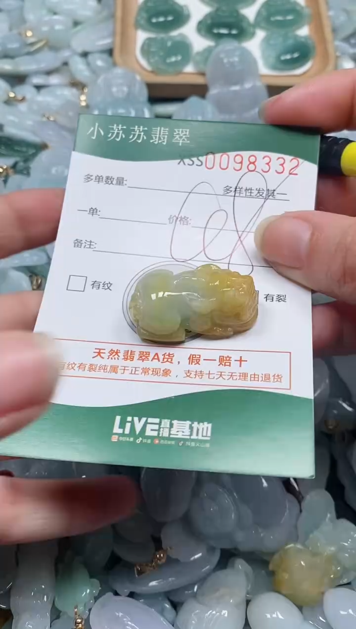 【闪购商品】翡翠颈饰未镶嵌闪购商品0098332