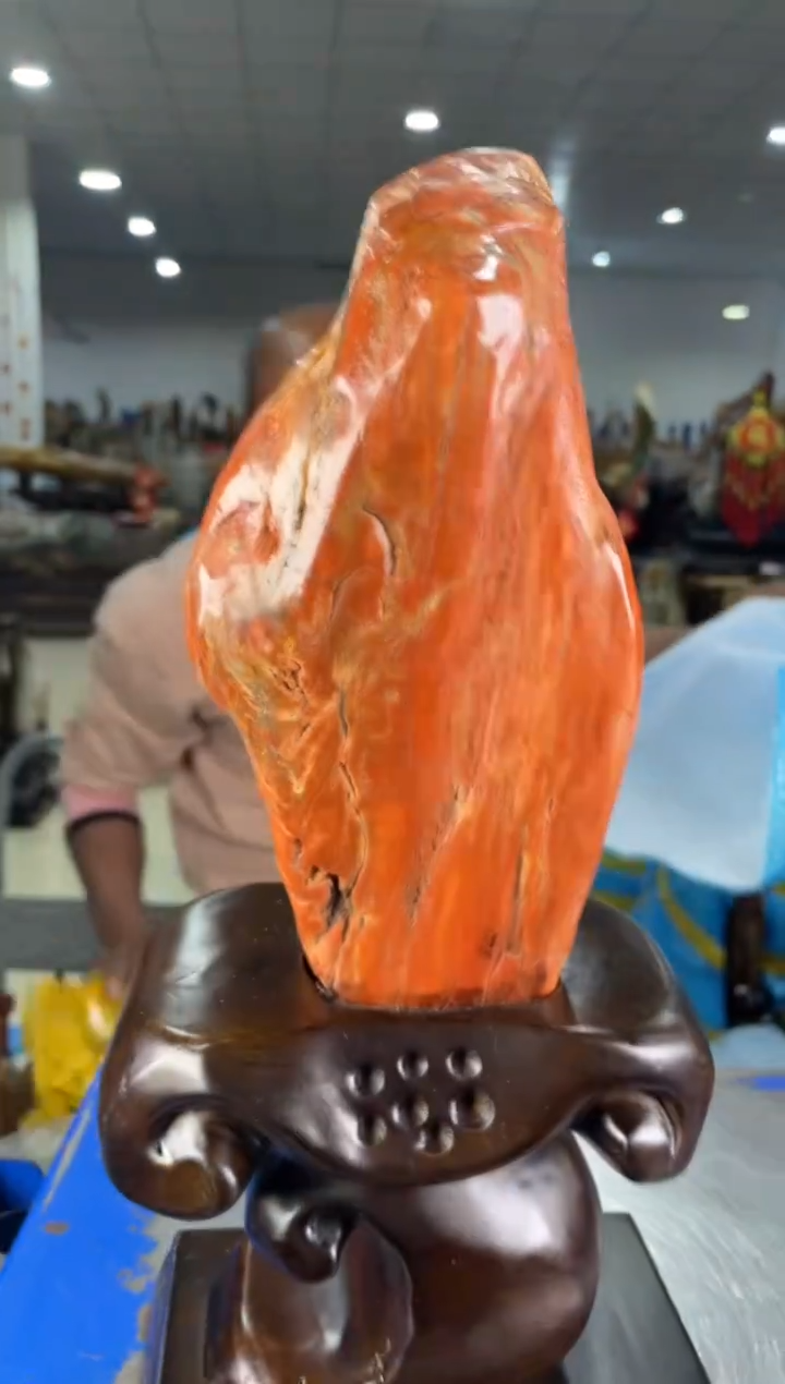 【闪购商品】硅化玉摆件未镶嵌14