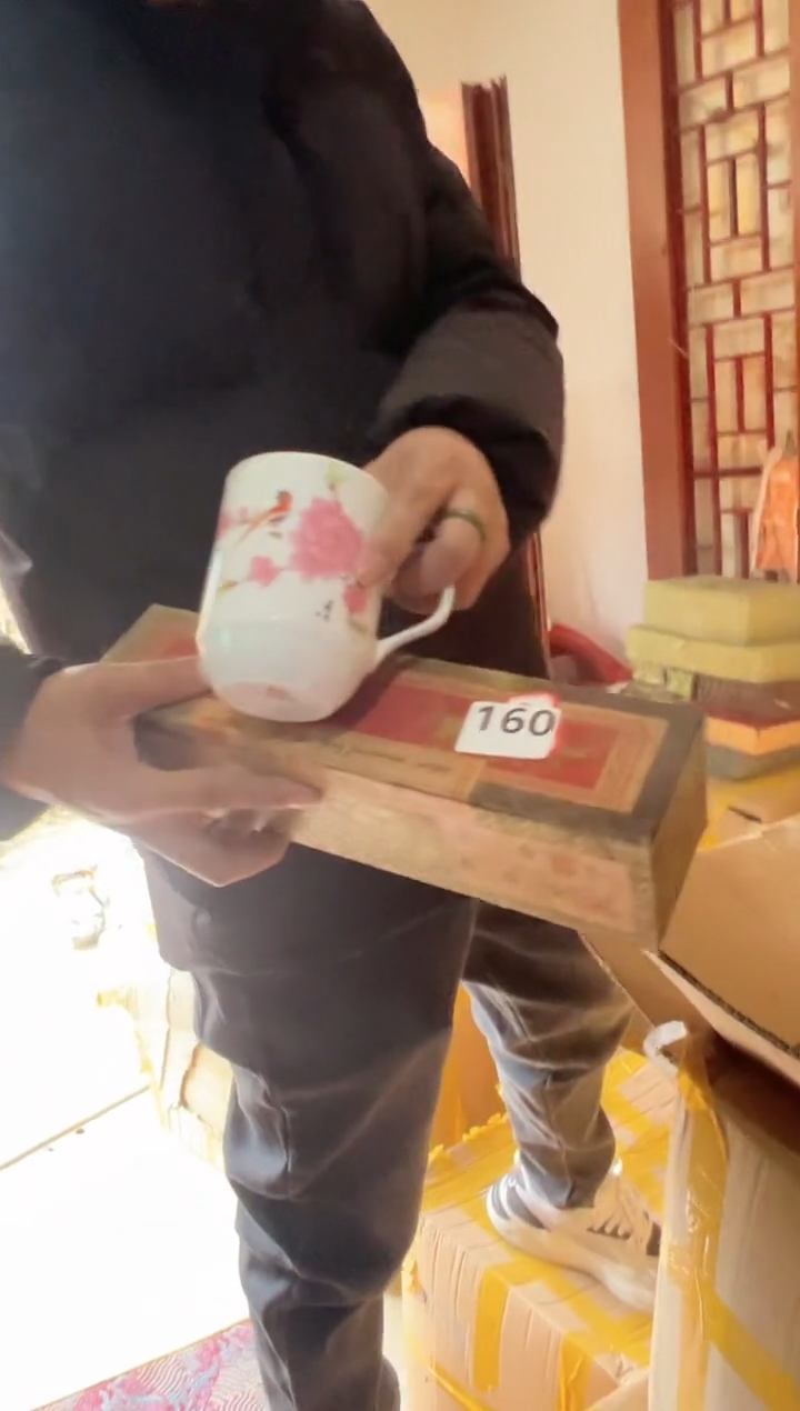 【闪购商品】160国营好瓷画带杯子