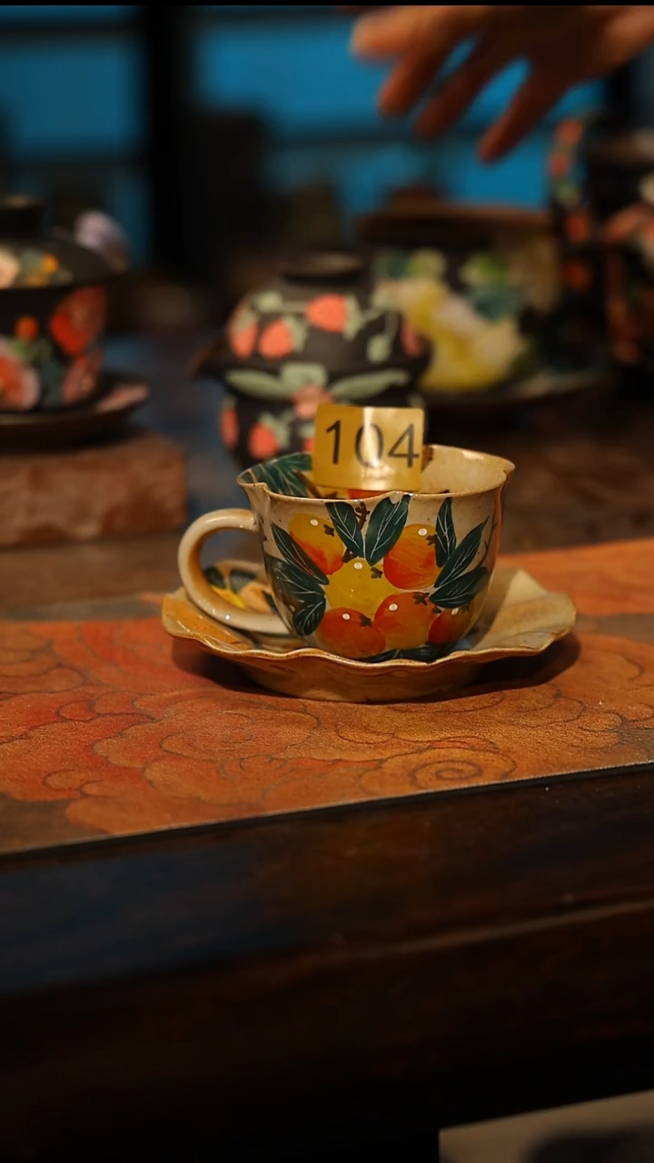 陶瓷景德镇高温釉下彩手工手绘款式