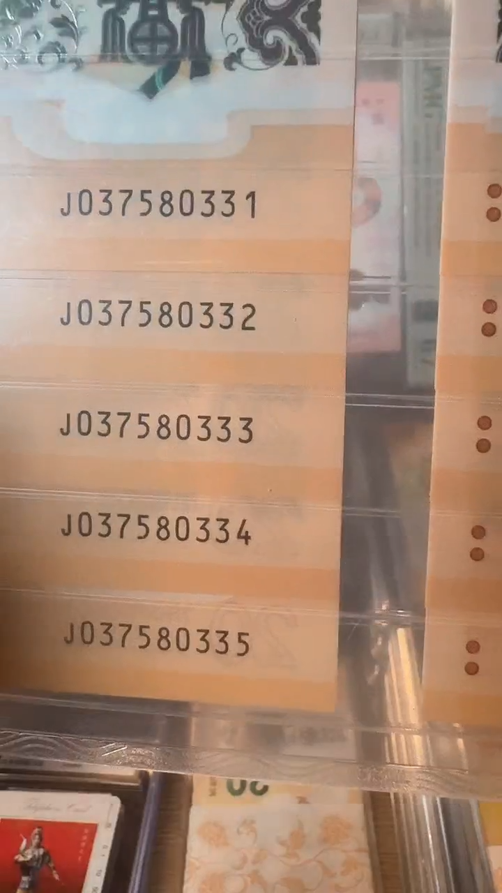 【闪购商品】塑料龙年纪念钞标十37580331-340