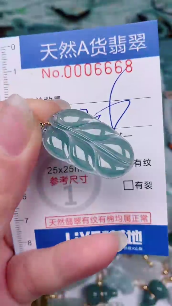 【闪购商品】翡翠未镶嵌颈饰00006668