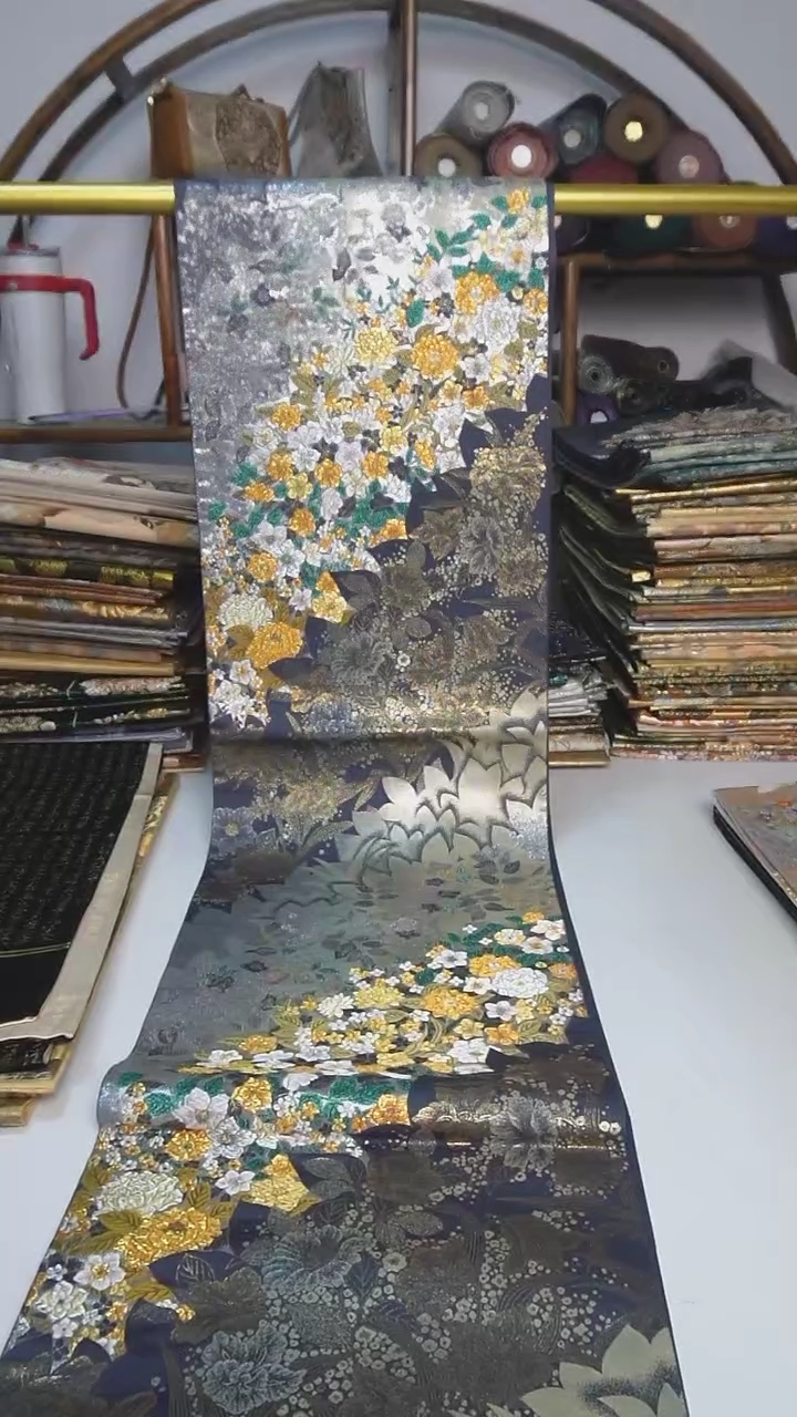 【闪购商品】织绣13西阵织六通花卉