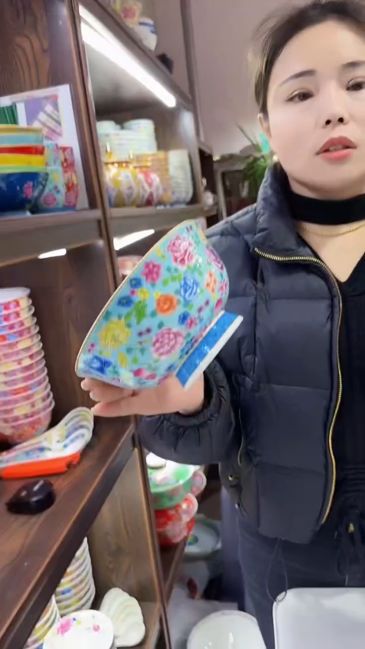 【闪购商品】瓷片6英寸面碗2个景德镇陶瓷