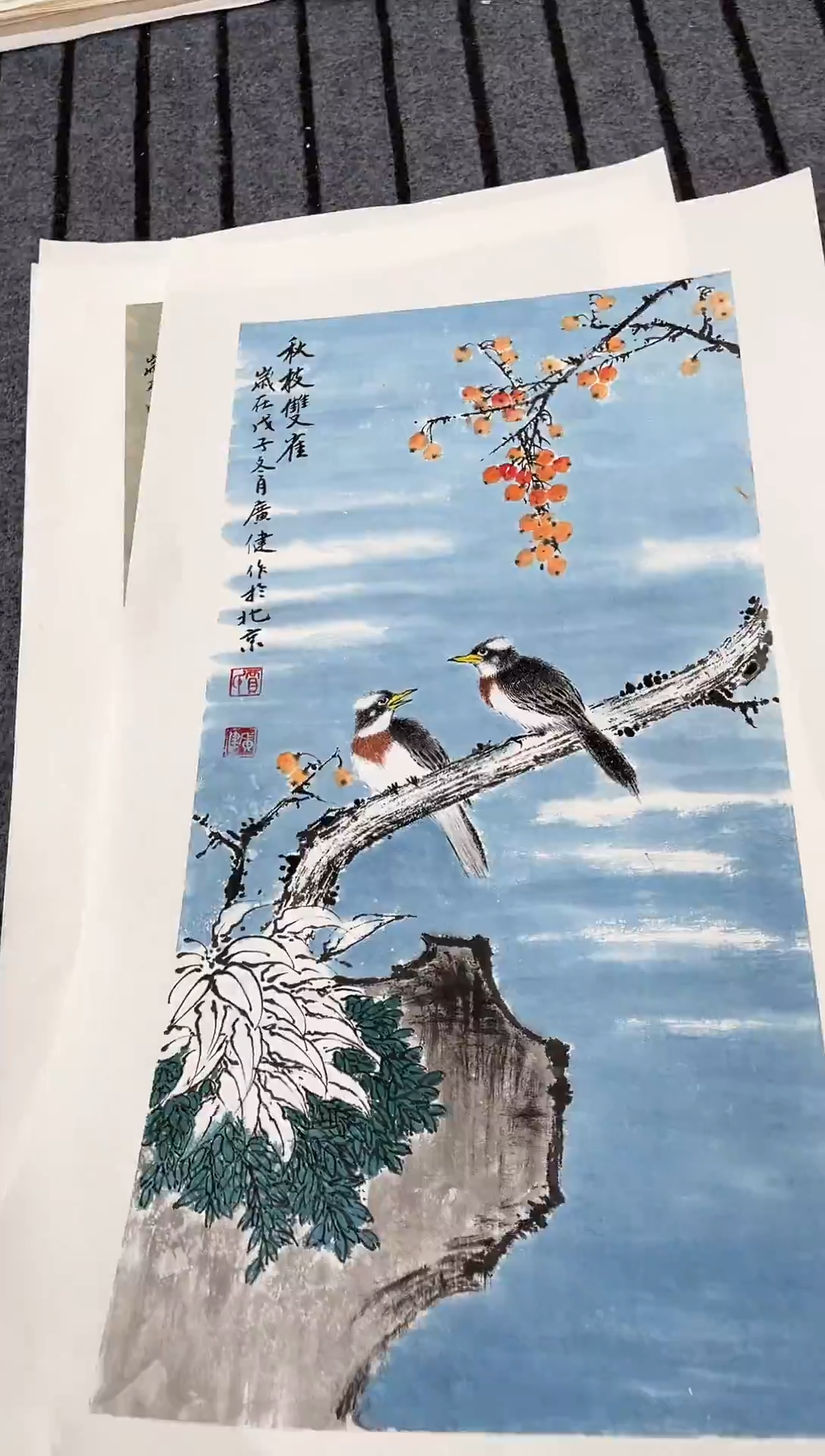 精品国画花鸟作品