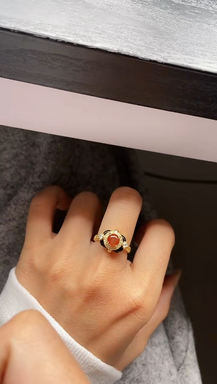 银S925镶嵌戒指翡翠12