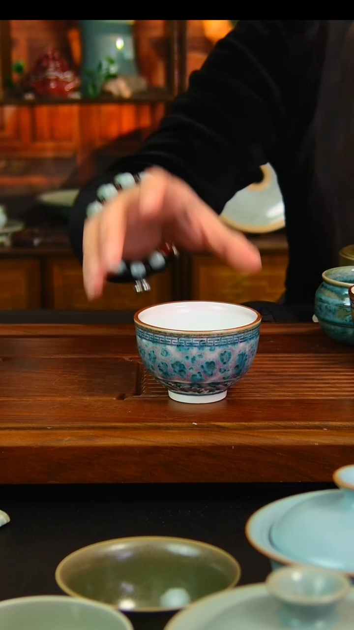 瓷片原矿汝瓷福利单杯