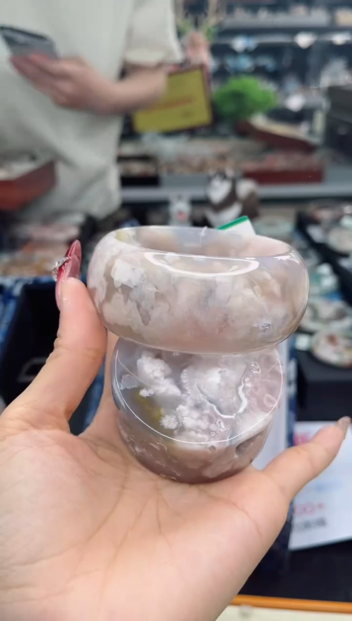 【闪购商品】石英质玉手镯未镶嵌61圈口（赠品镯心）1600296