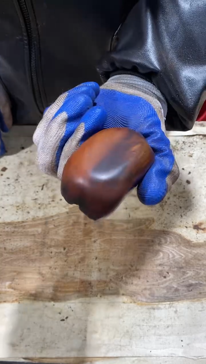 枣木手把件【57】号原木段，尺寸随型