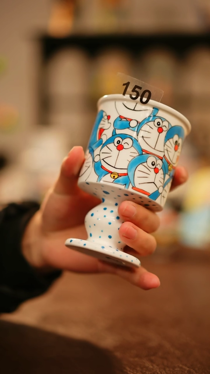 【闪购商品】杯景德镇高温釉下彩手绘陶瓷150