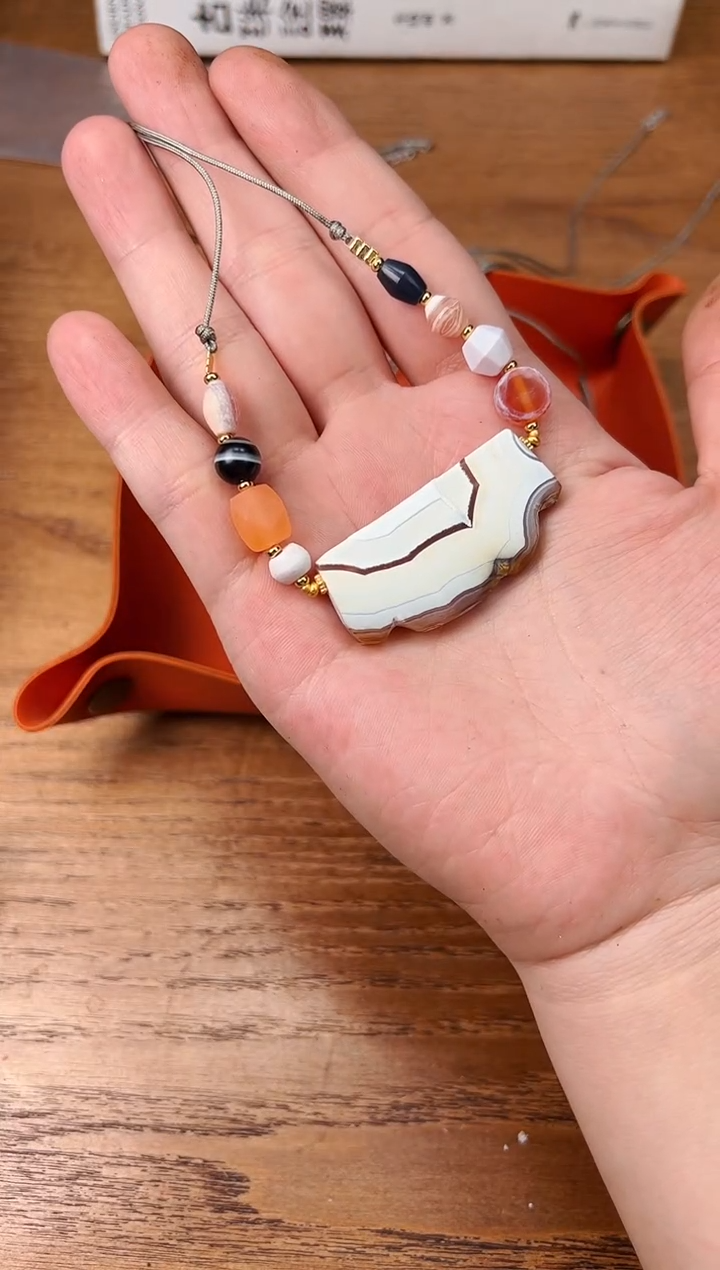 玛瑙/玉髓未镶嵌颈饰【 肖钟出品 】