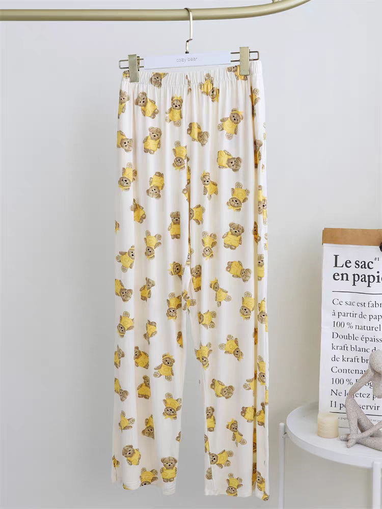 5913（款式不挑直播展示为主）女士宽松家居裤可外穿阔腿裤