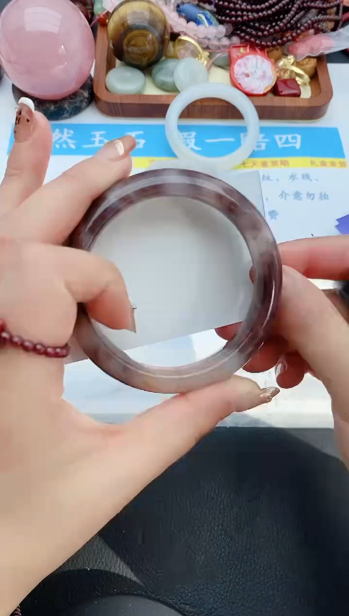 【闪购商品】石英质玉手镯未镶嵌60+58/59