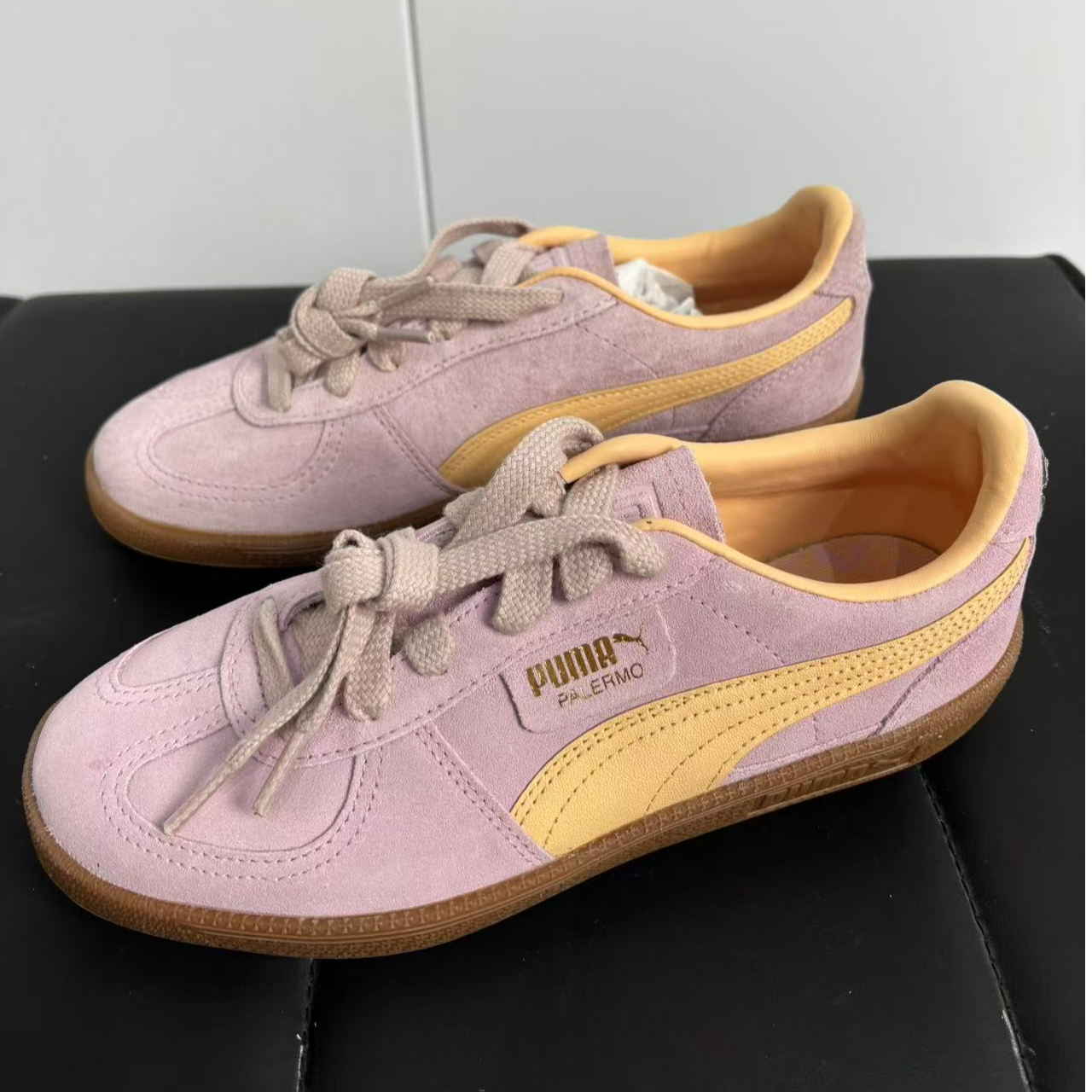 彪马德训粉色无原盒 浅粉色橙标 休闲百搭时尚 男女同款