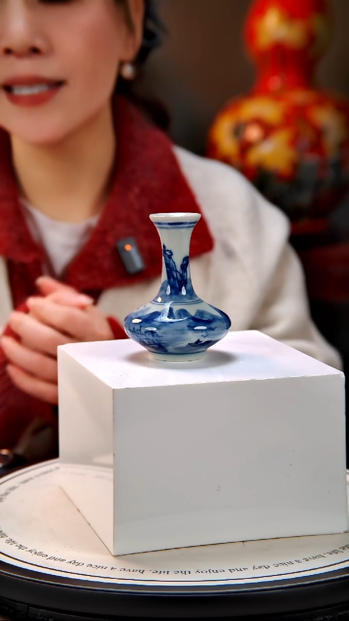 摆件陶景德镇手绘陶瓷13