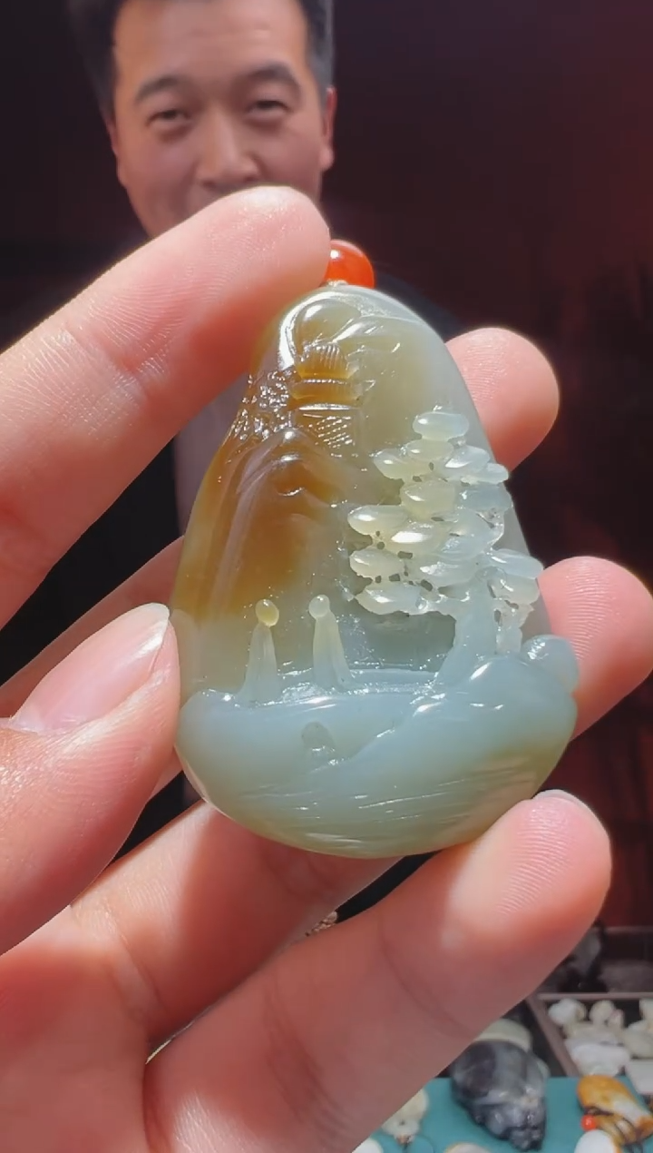 【闪购商品】和田玉吊坠(不含链)未镶嵌1