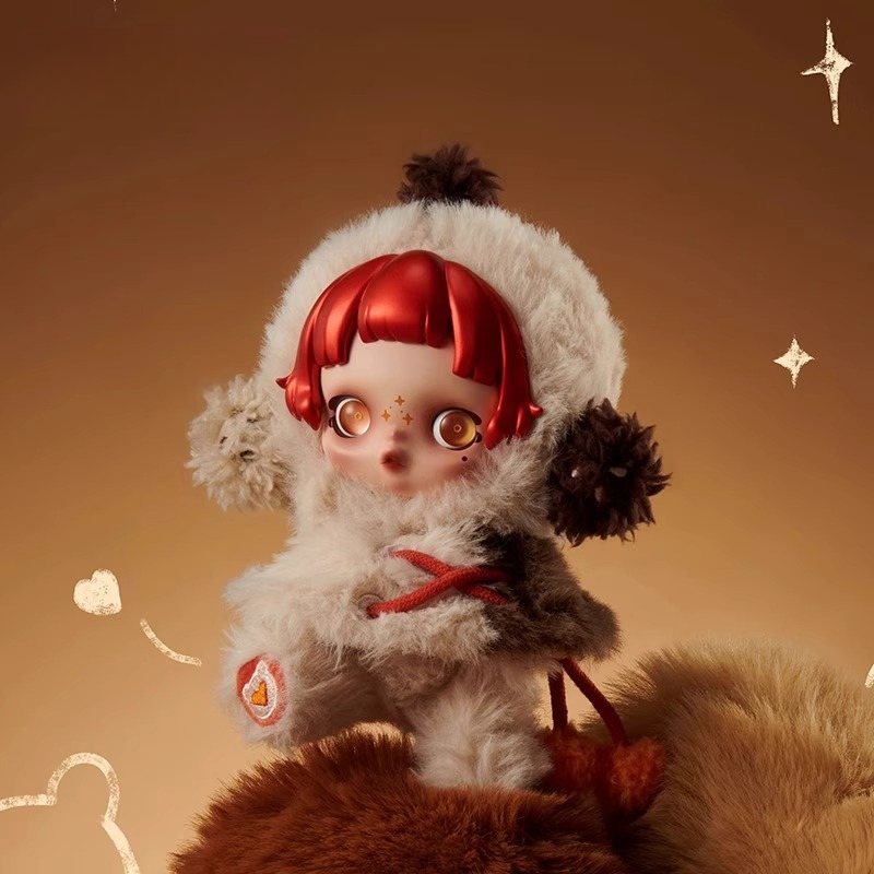 【直播代拆】SKULLPANDA冬日乐章系列SP搪胶毛绒盲盒-不包官瑕