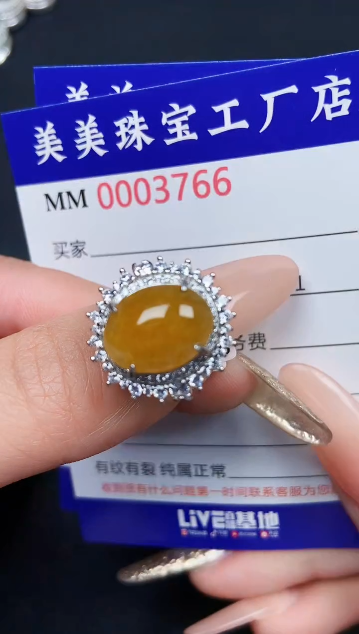 【闪购商品】翡翠颈饰银S925镶嵌3766