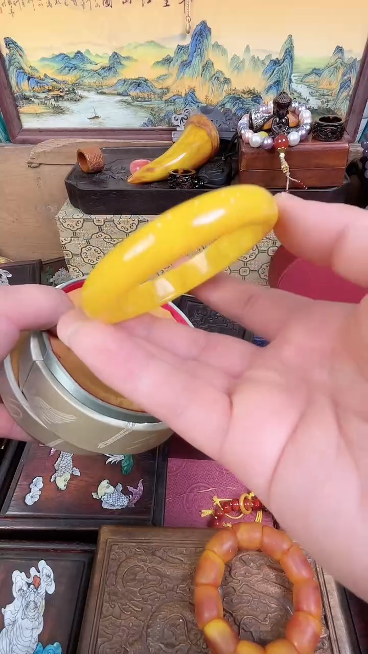 【闪购商品】蜜蜡手链未镶嵌琳专属哈哈哈哈哈哈