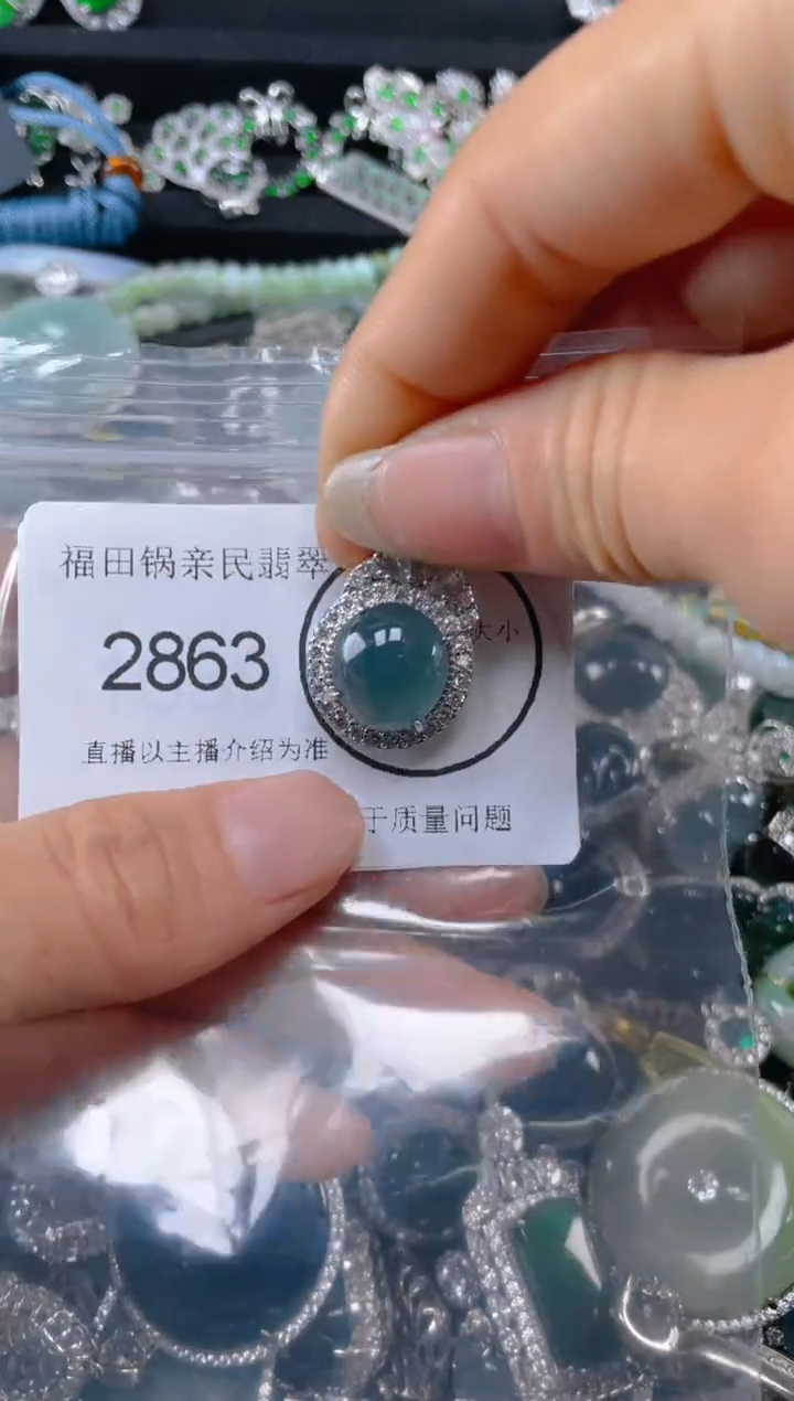 【闪购商品】翡翠吊坠(不含链)未镶嵌2863