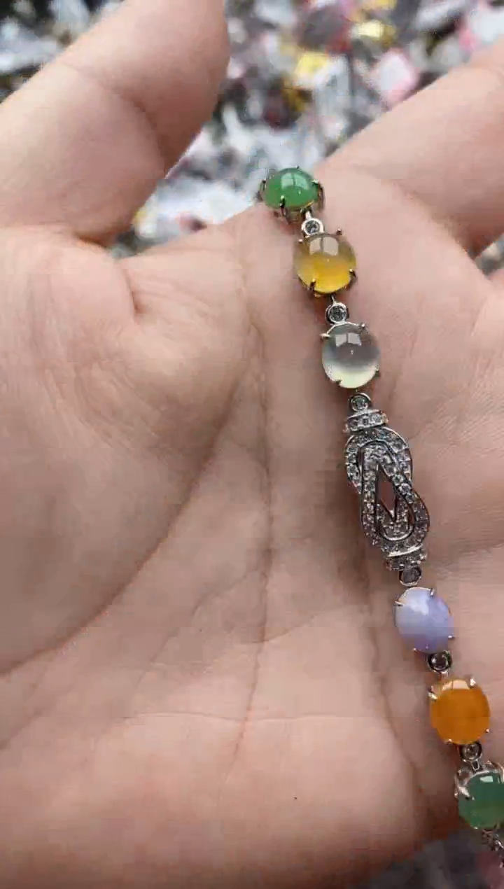 【闪购商品】翡翠戒指银S925镶嵌3333-*--3