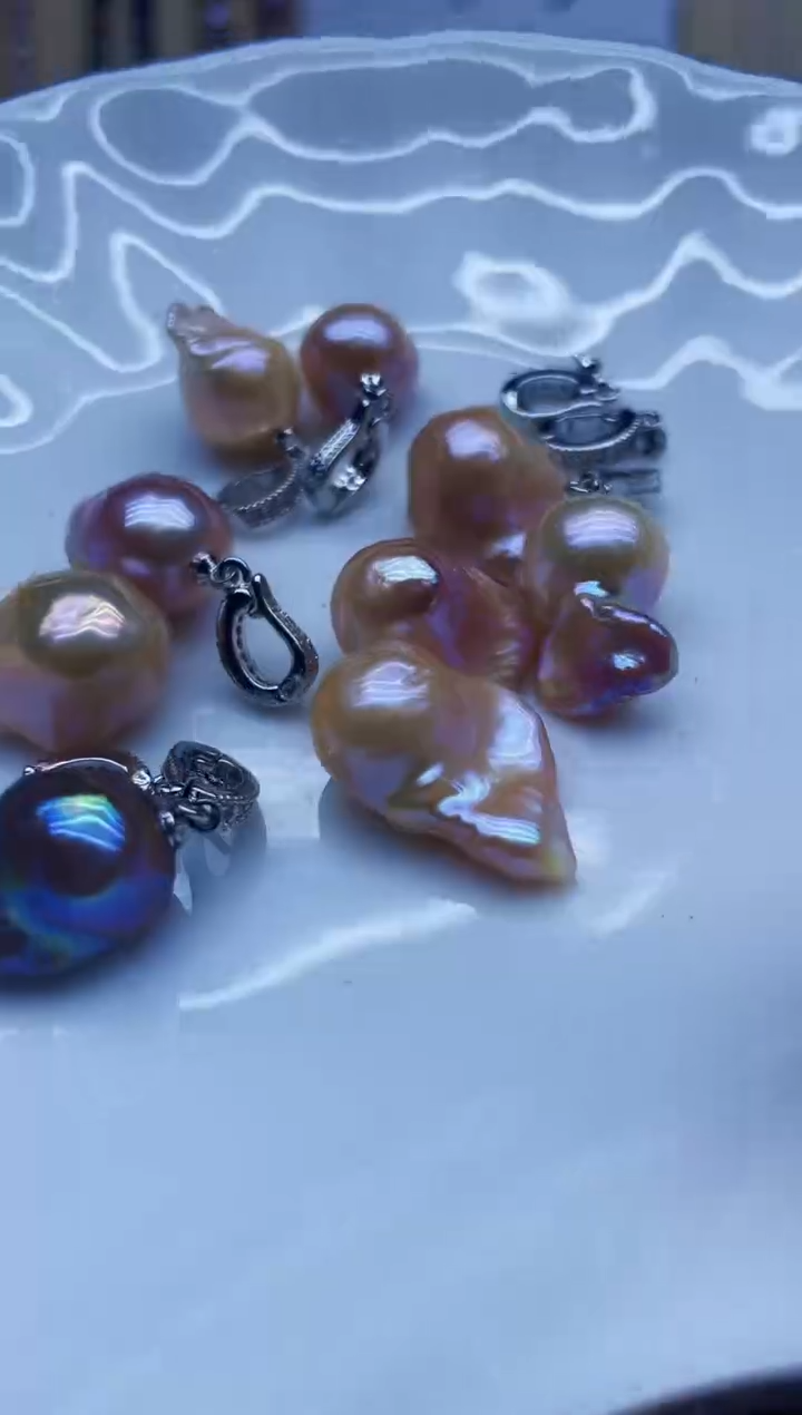 吊坠(不含链)未镶嵌淡水珍珠吊坠多样性发其一