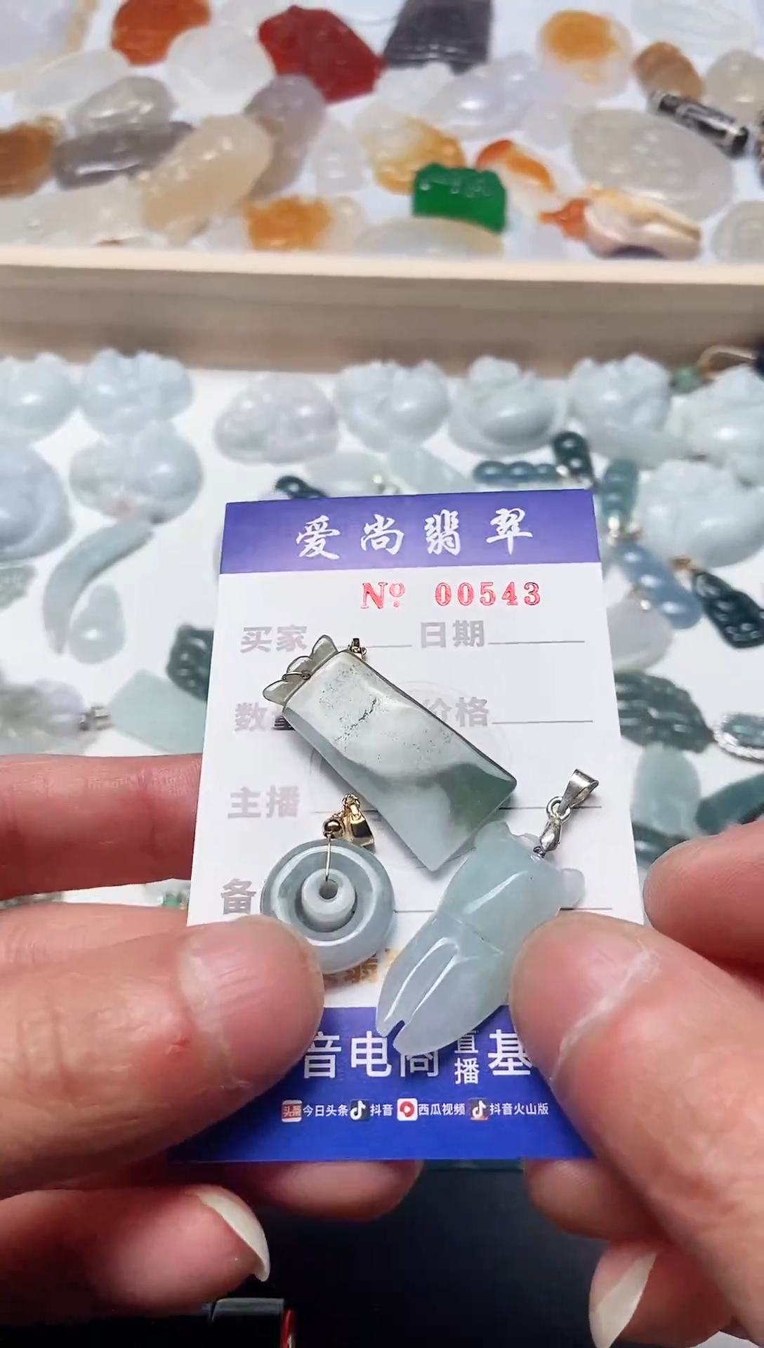 【闪购商品】翡翠吊坠(赠链)未镶嵌多样性拍一发一000