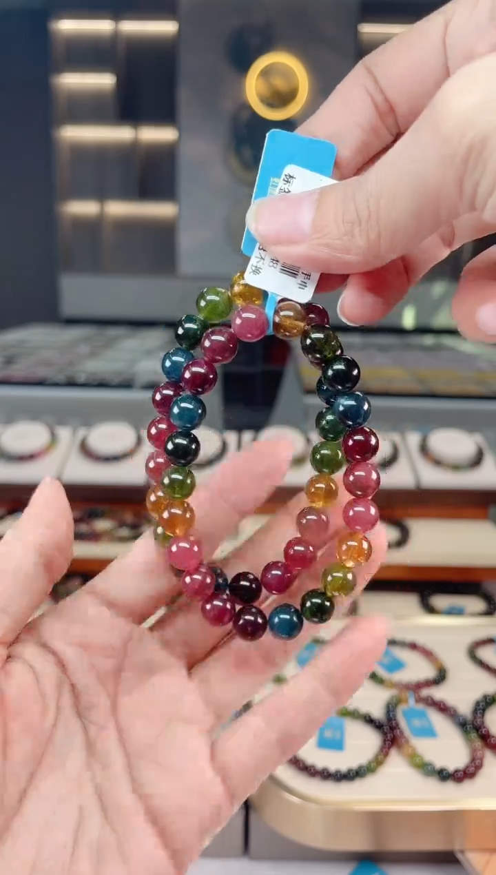 【闪购商品】碧玺单圈手串未镶嵌（多样性发一条）Q