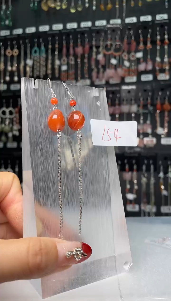 【闪购商品】紫晶耳饰银S925镶嵌喜欢拍