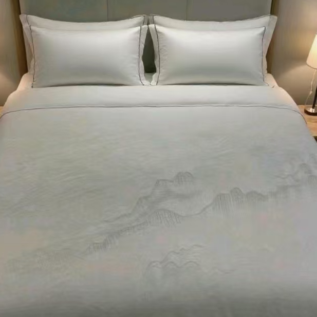 【外贸高奢】贡缎提花蚕丝被--200*230--国色河山