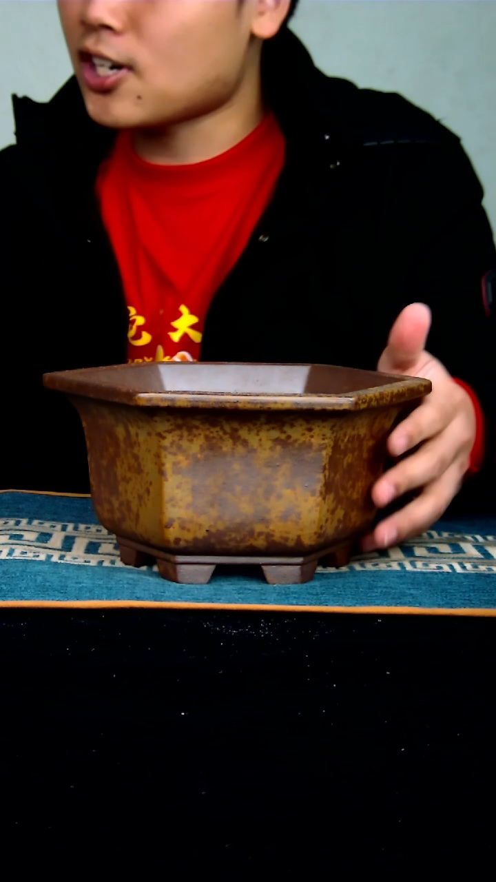 【闪购商品】紫砂花盆19*17*9.5内径紫砂花盆